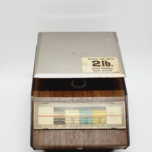 Vintage Collectible Park Sherman Postal Scale Ounces Grams Postal Computer USA.